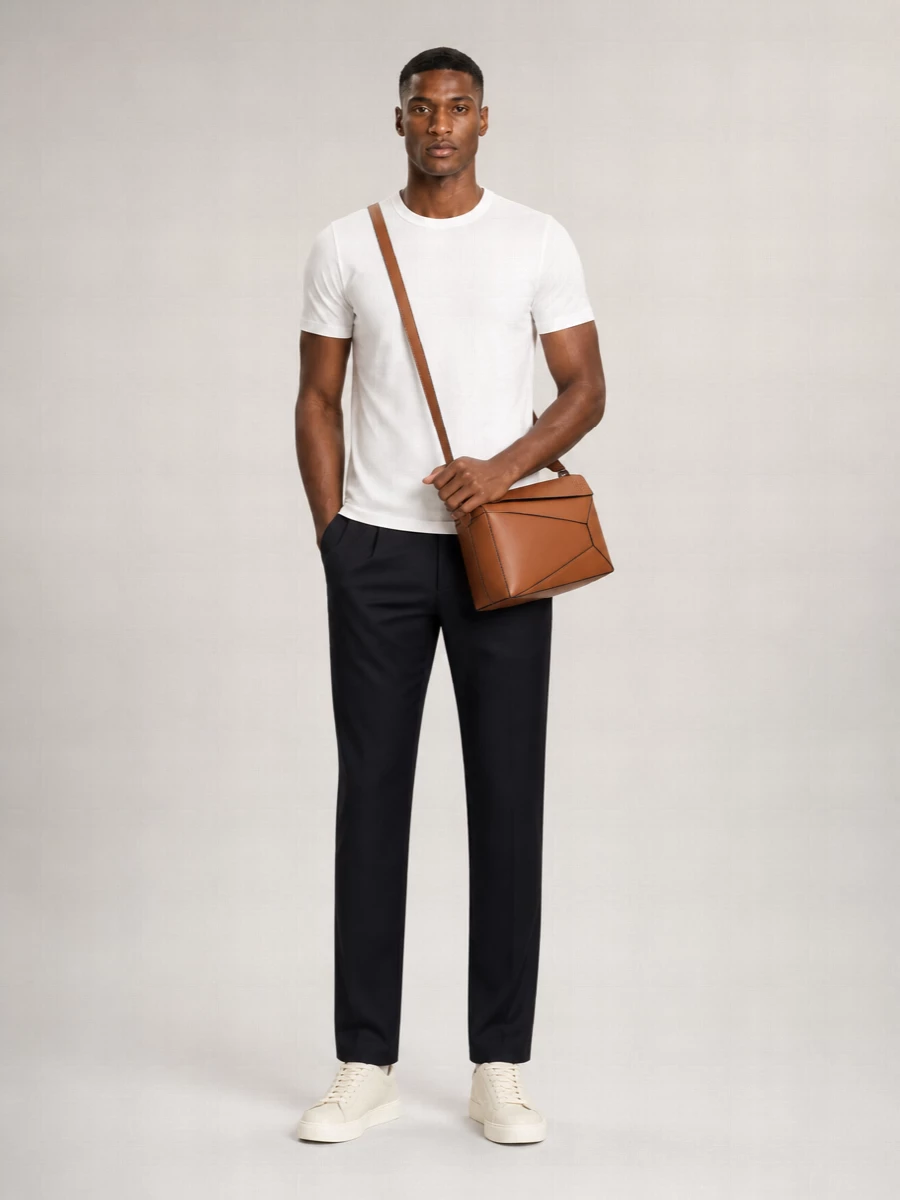 Kiton Deer Leather Low-Top Sneakers