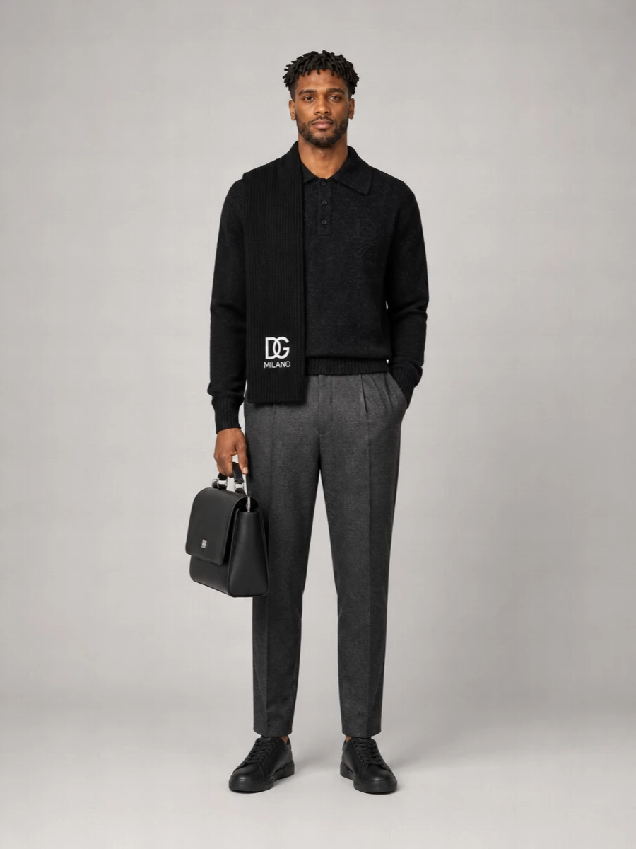 Dolce&Gabbana Wool Polo Shirt