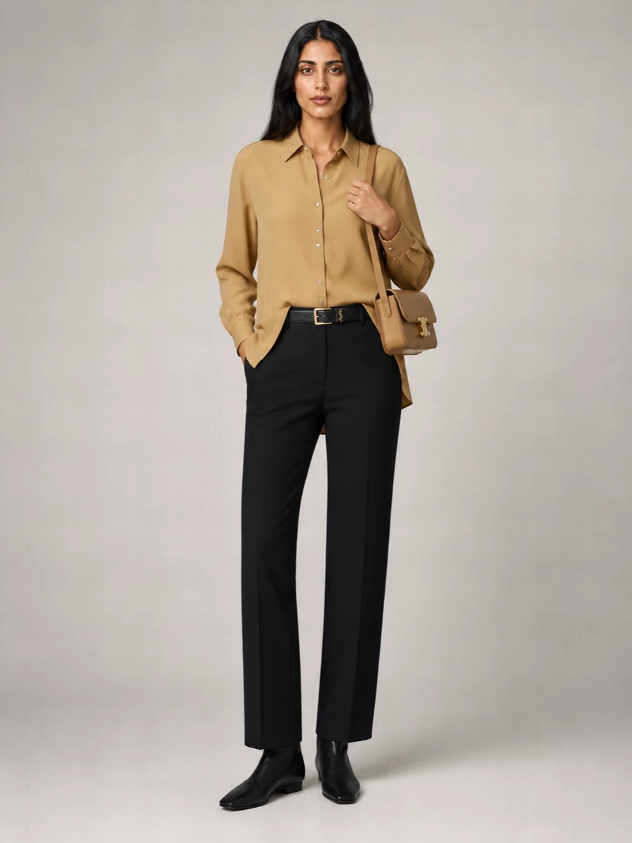 The Row Silk Shirt