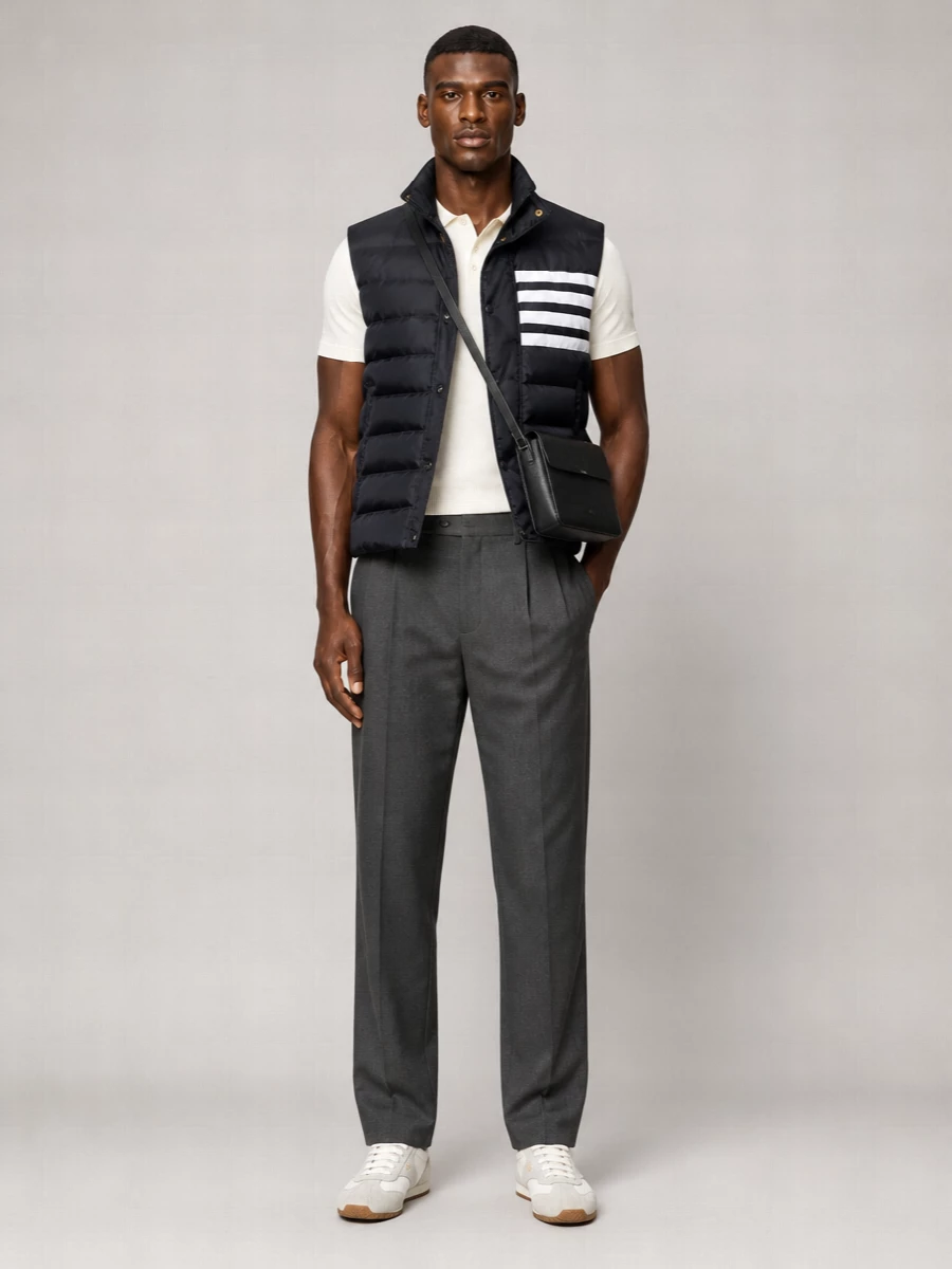 Prada Suede And Fabric Low-Top Sneakers