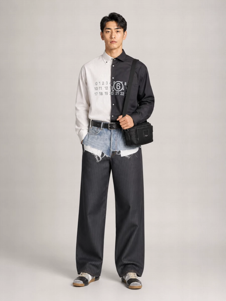 Acne Studios Wide-Leg Trousers