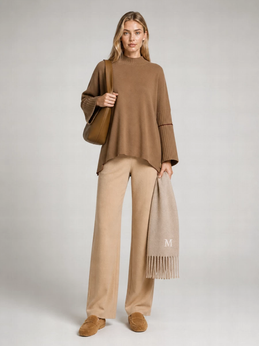 Herno Virgin Wool Wide-Leg Pyjama Bottoms