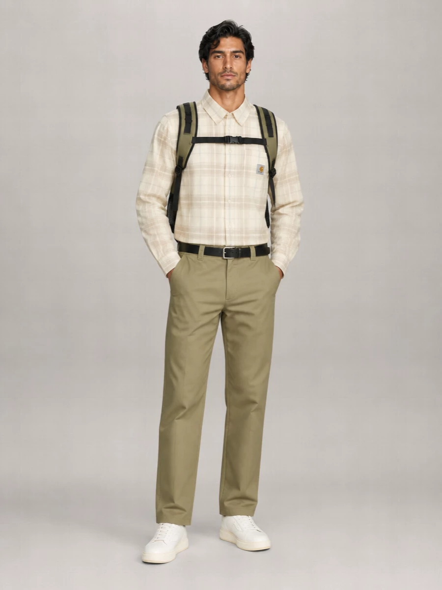Carhartt Wip Postal Single Knee Straight-Leg Trousers