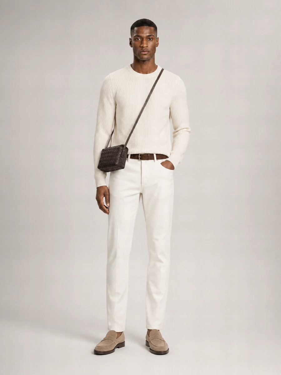 Brunello Cucinelli Corduroy Straight-Leg Trousers