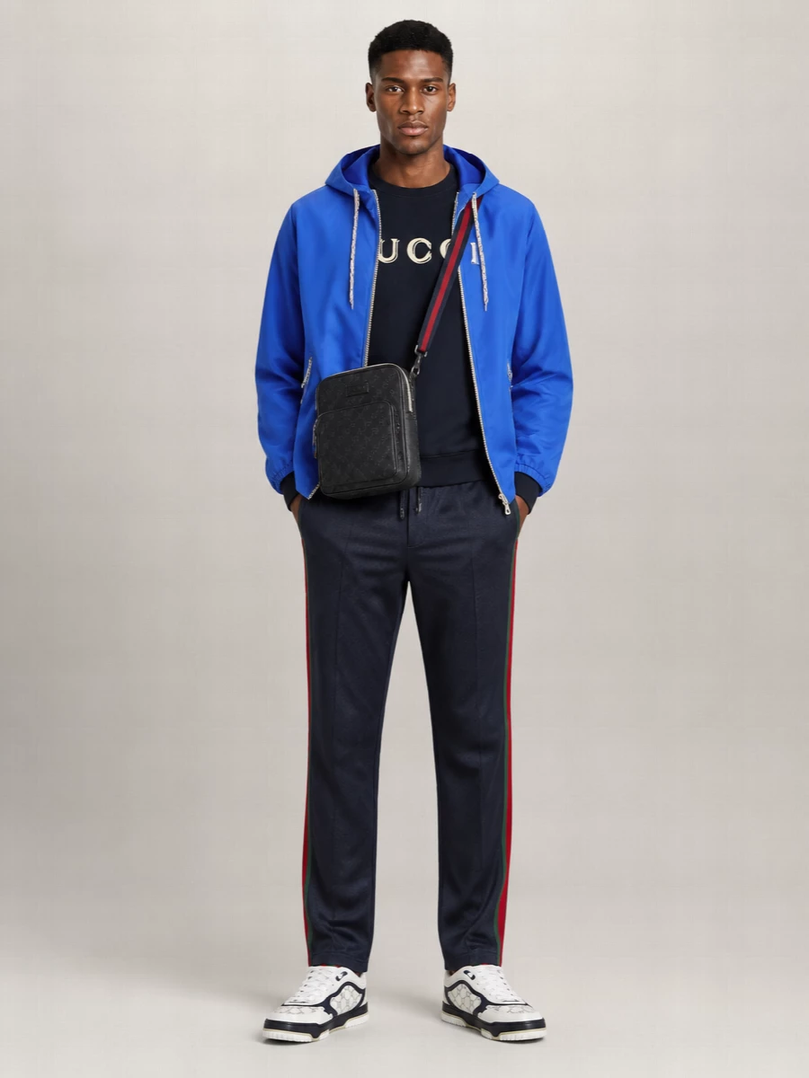 Gucci Hooded Nylon Jacket