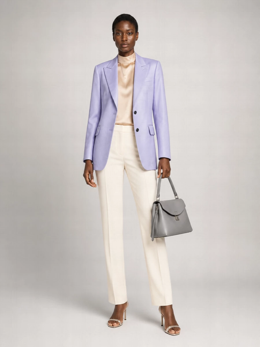 Tom Ford Soft Fluid Twill Boyfriend Blazer