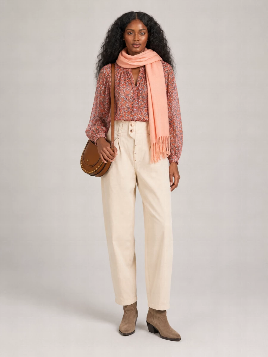 Isabel Marant Etoile Patterned Long-Sleeve Blouse
