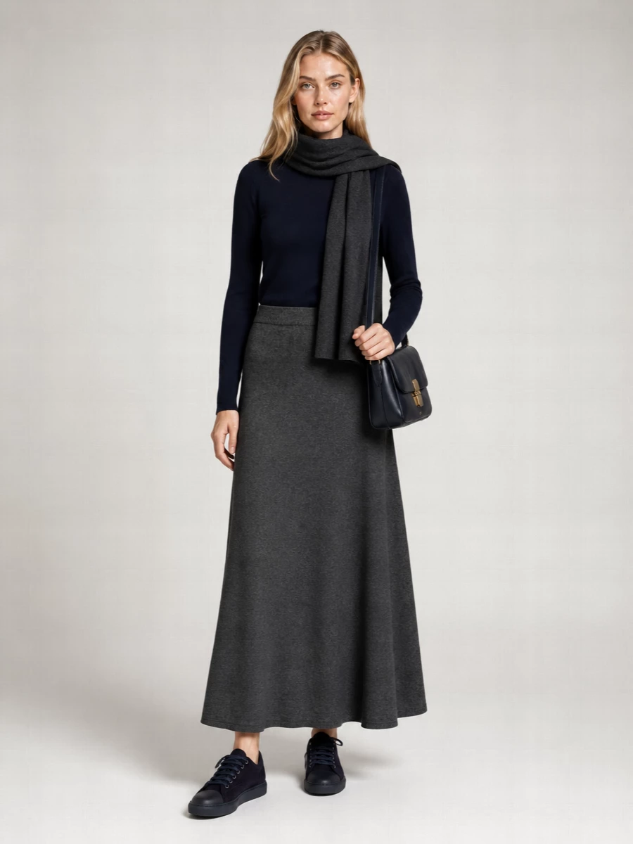 Lisa Yang Cashmere Silk Ribbed Crew Neck Sweatshirt