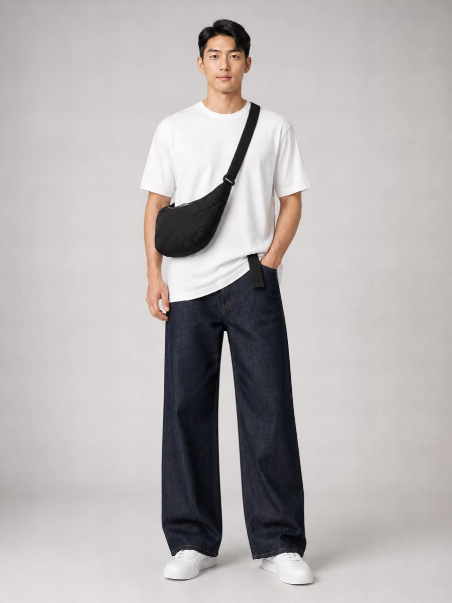Maison Margiela Adjustable Hammered Texture Belt And Loops