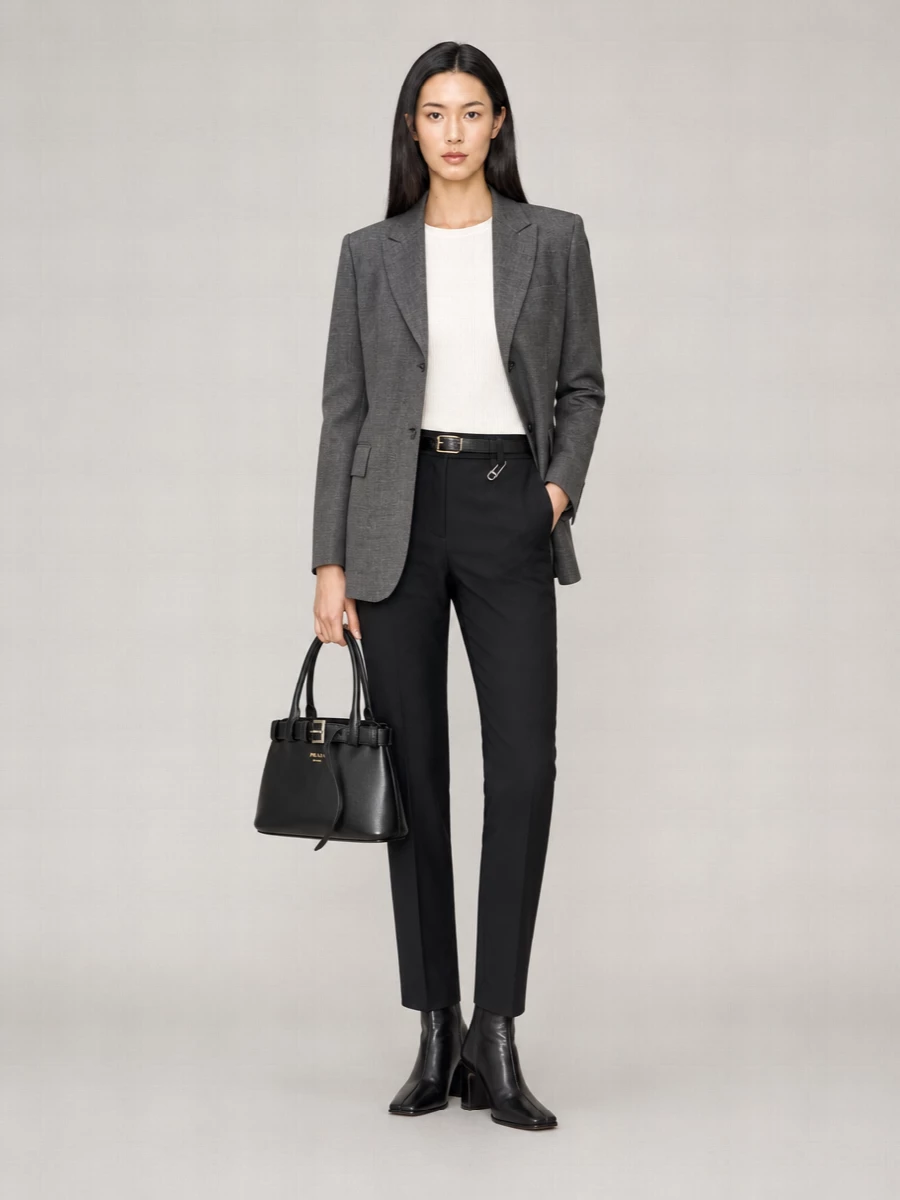 Prada Leather Ankle Boots