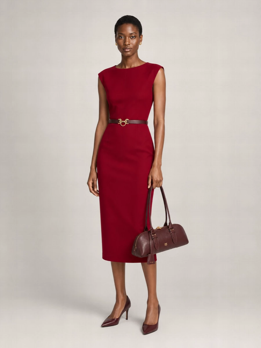 Pinko sleeveless midi dress