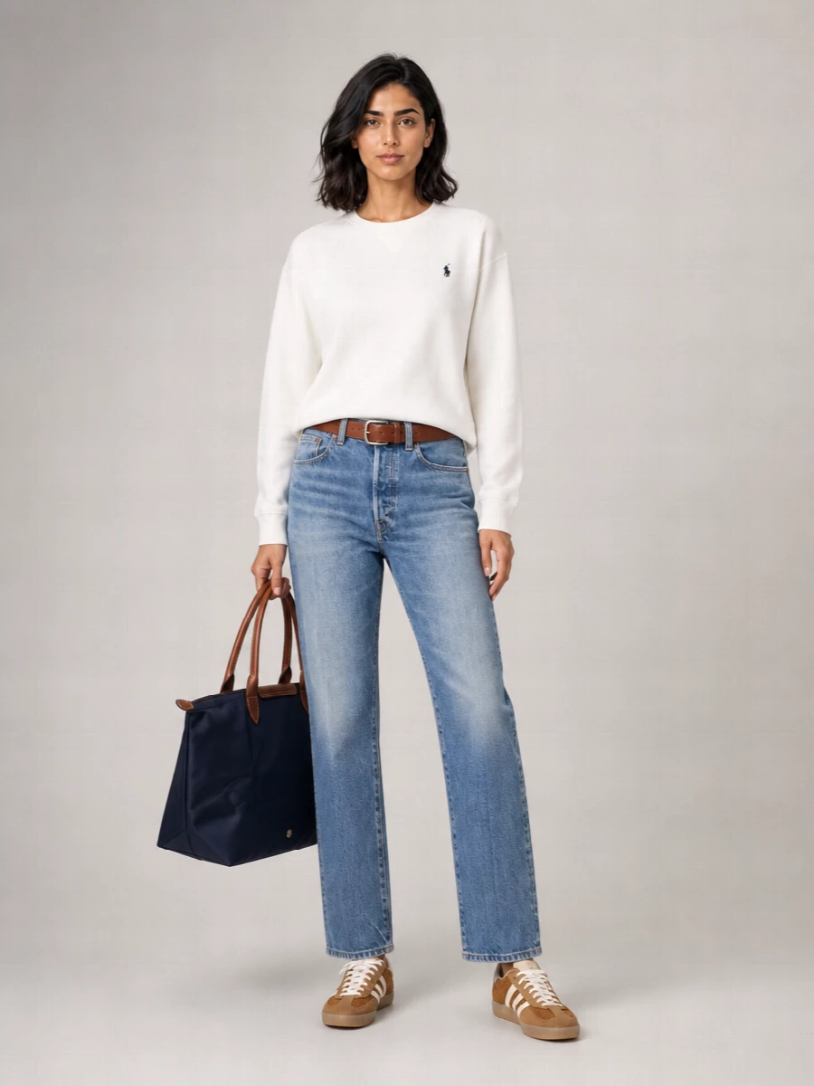Ralph Lauren Cropped Straight-Leg Trousers