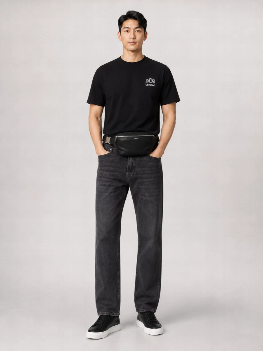 Saint Laurent Canvas Belt Bag