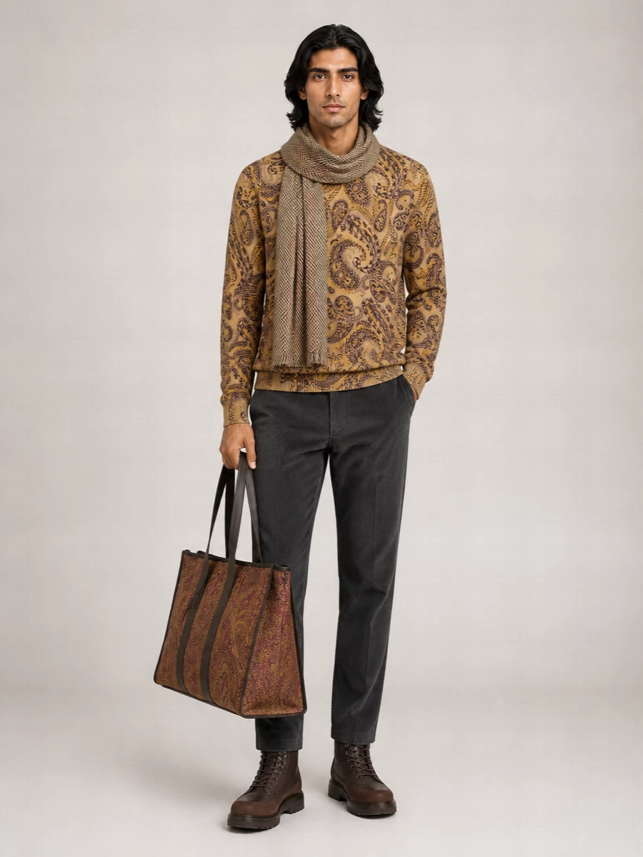 Etro Nylon Travel Bag