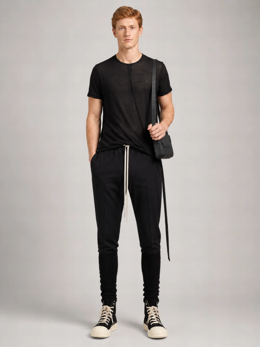 Rick Owens Drkshdw Cotton Short-Sleeve T-Shirt