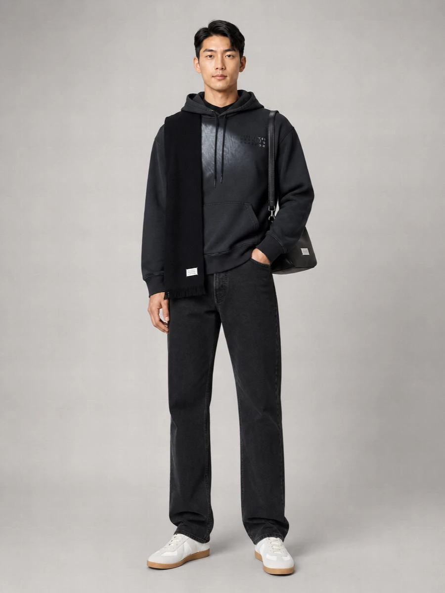 Mm6 Maison Margiela Cotton Relaxed-Fit Hoodie