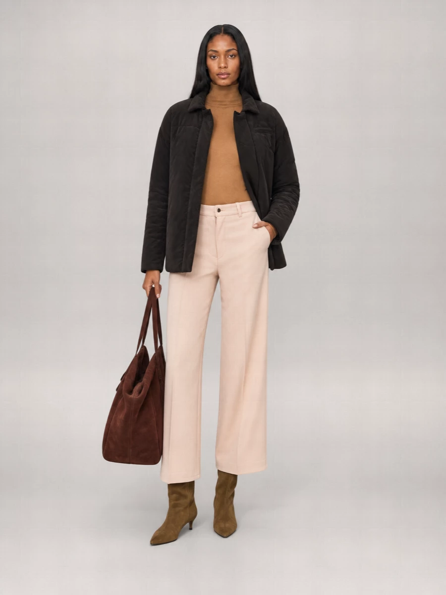 The Attico Silver Suede Tote Bag