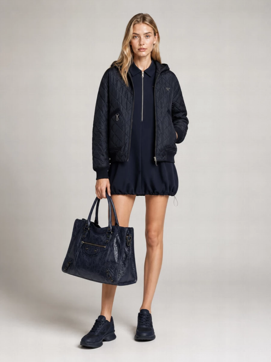 Prada Nylon Bomber Jacket
