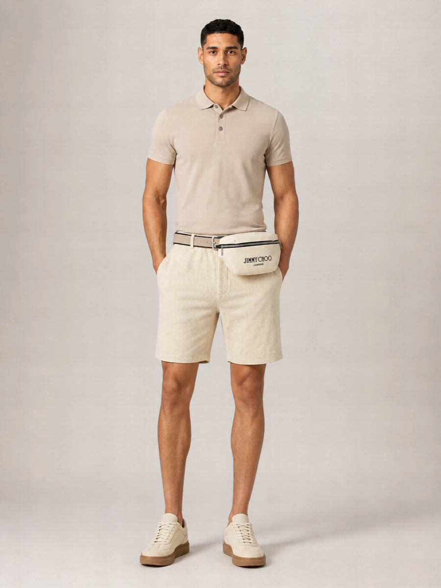 Boss Stretch Knit Shorts Pockets