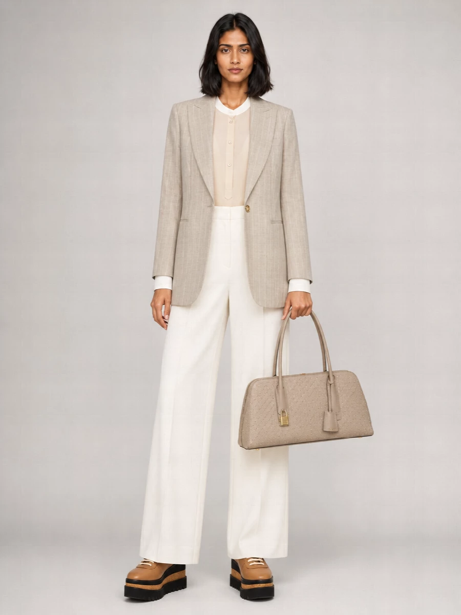 Stella Mccartney Embroidered Wool Blazer