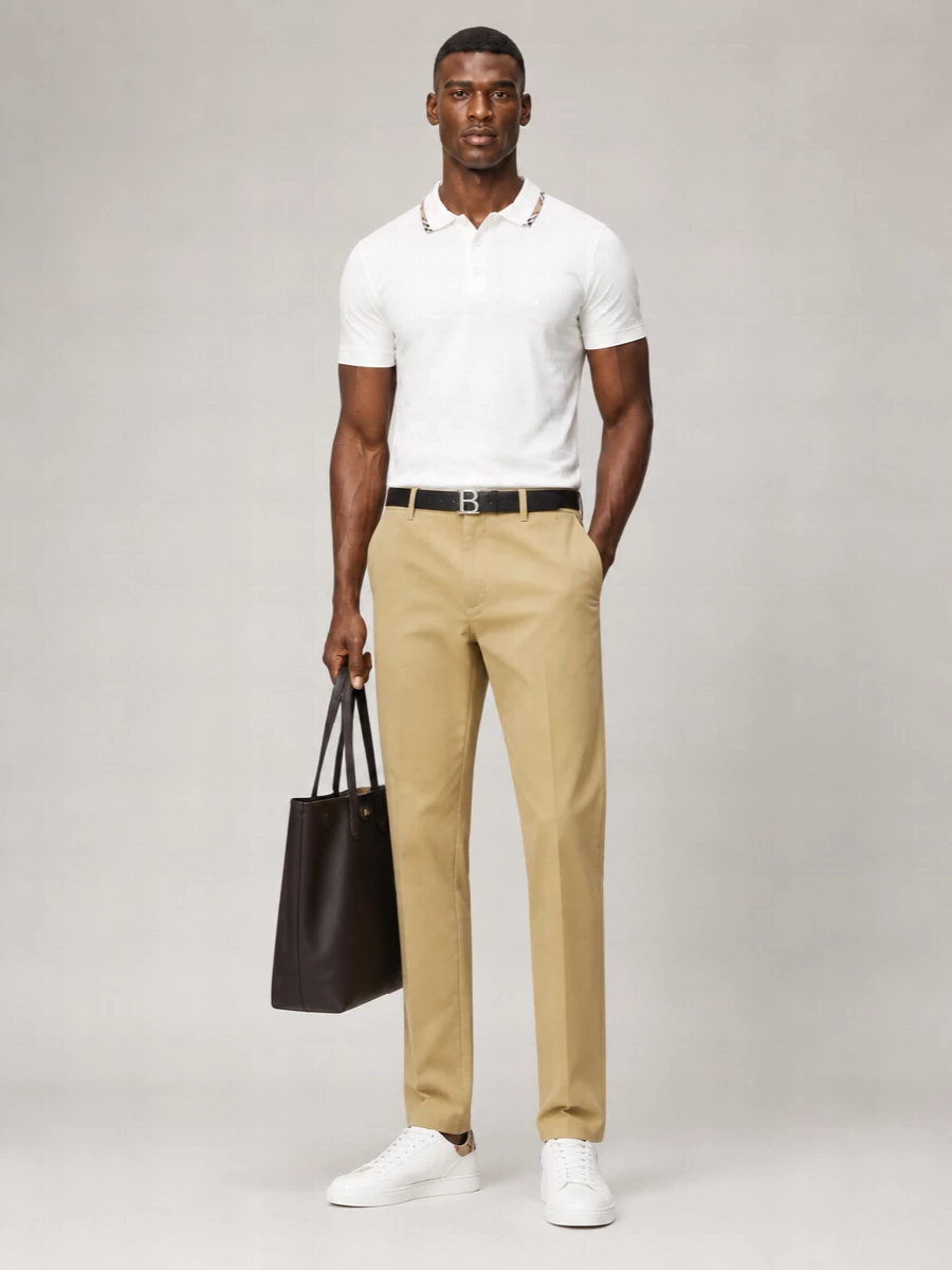 Burberry Cotton Piqué Short-Sleeve Polo Shirt