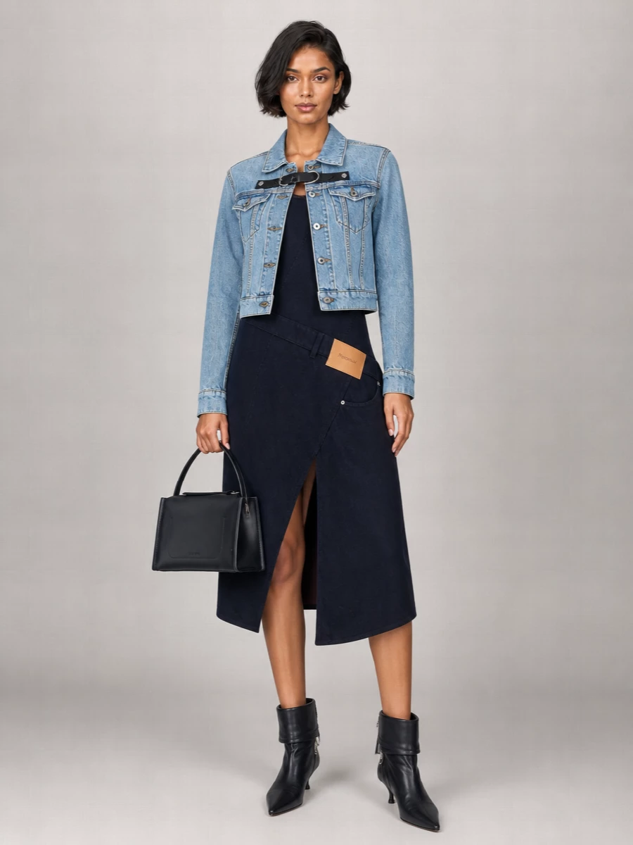 Jw Anderson Padlock Strap Cotton Military Jacket