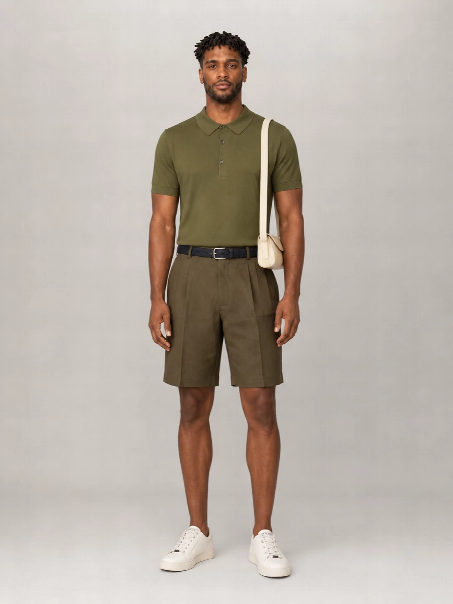 John Smedley Cotton Slim-Fit Short-Sleeve Polo Shirt