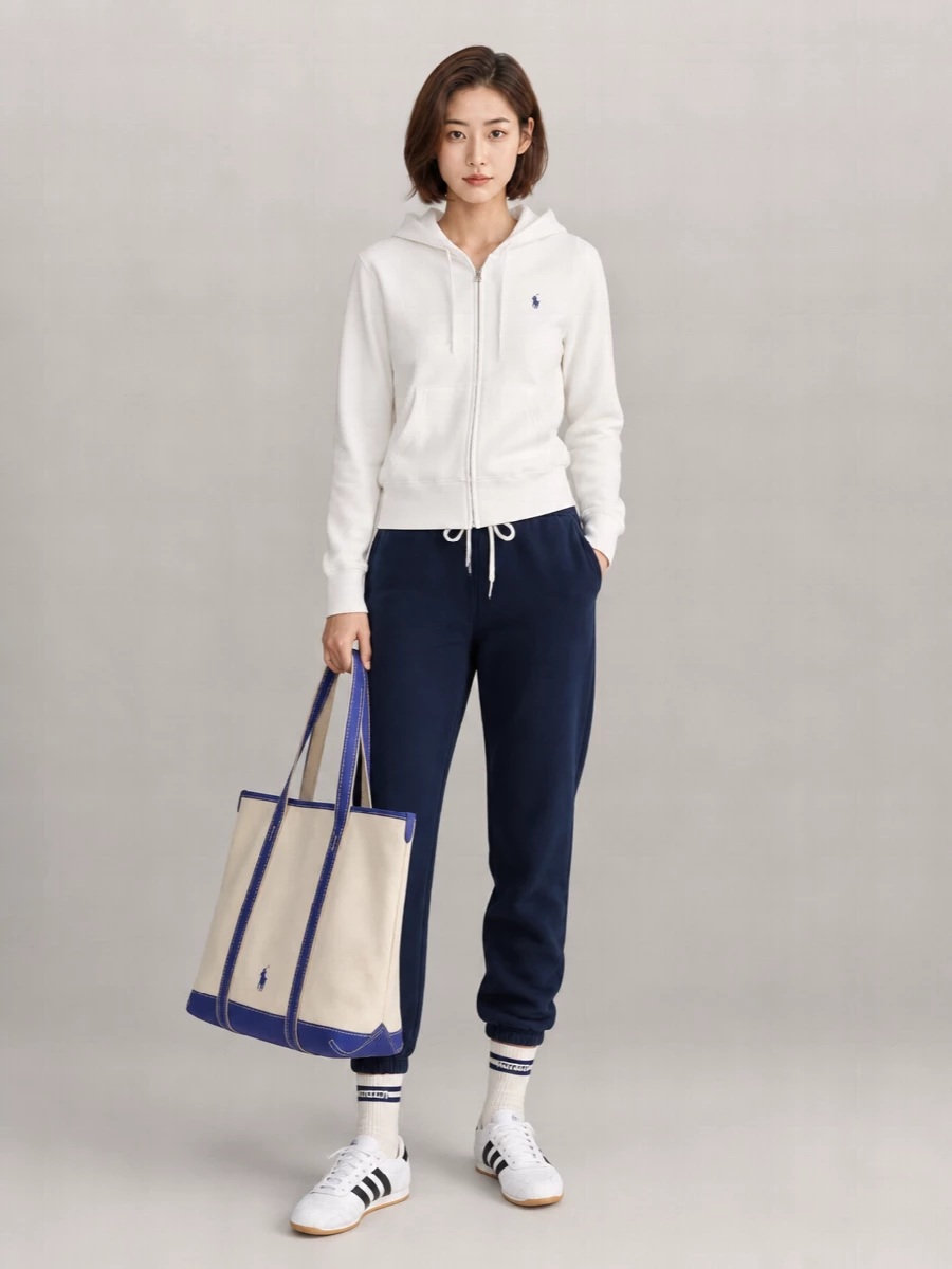 Polo Ralph Lauren Hooded Knitwear Sweatshirt Front Pockets
