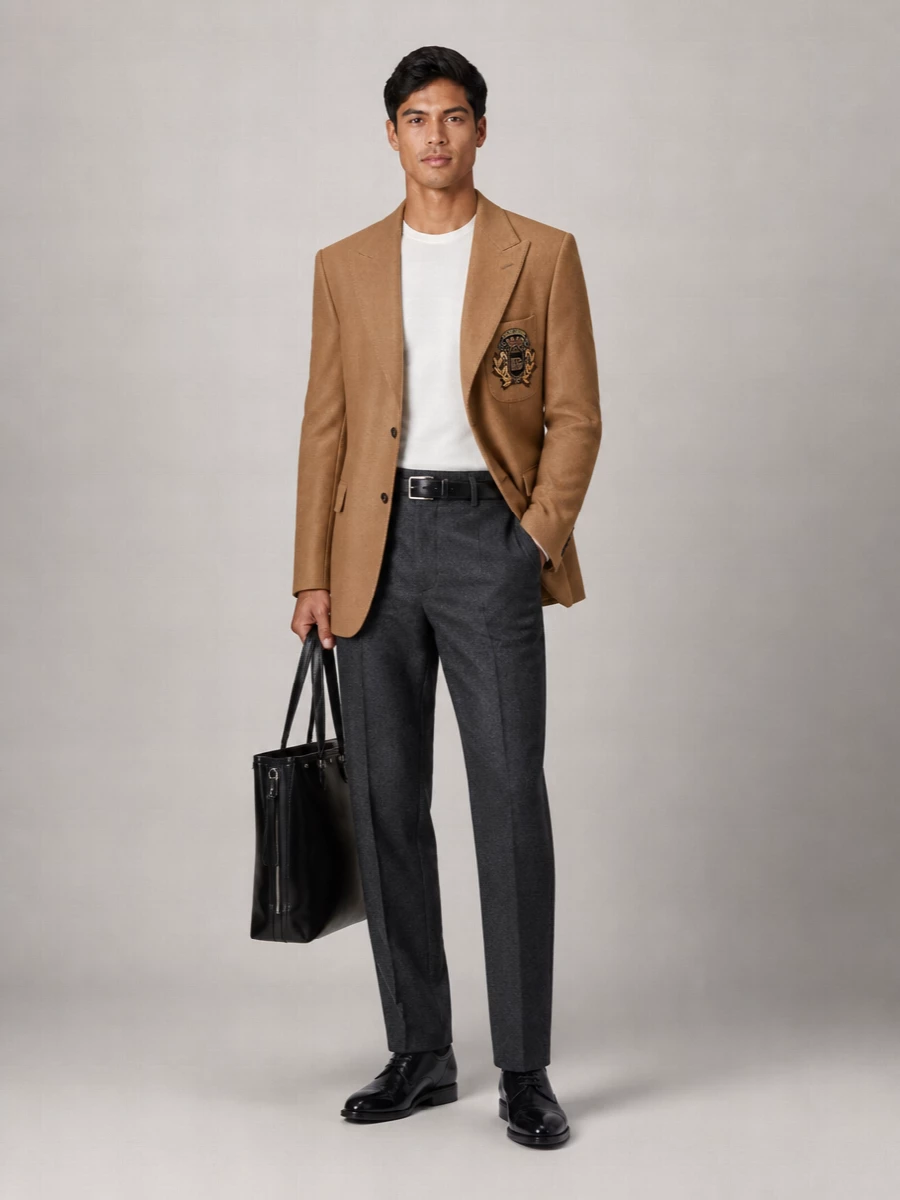 Dolce&Gabbana Cashmere Portofino Single Breasted Blazer