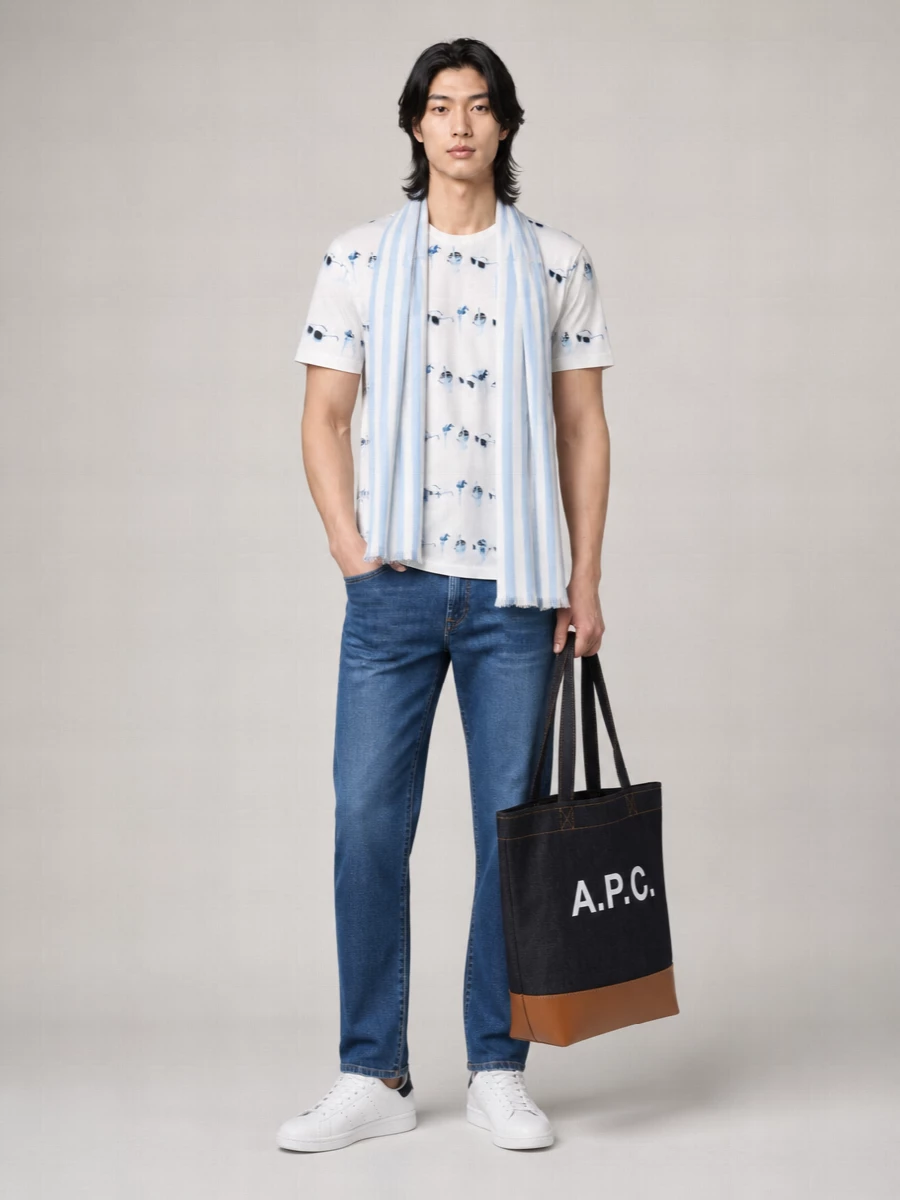 Paul Smith Printed Organic Cotton Short-Sleeve T-Shirt