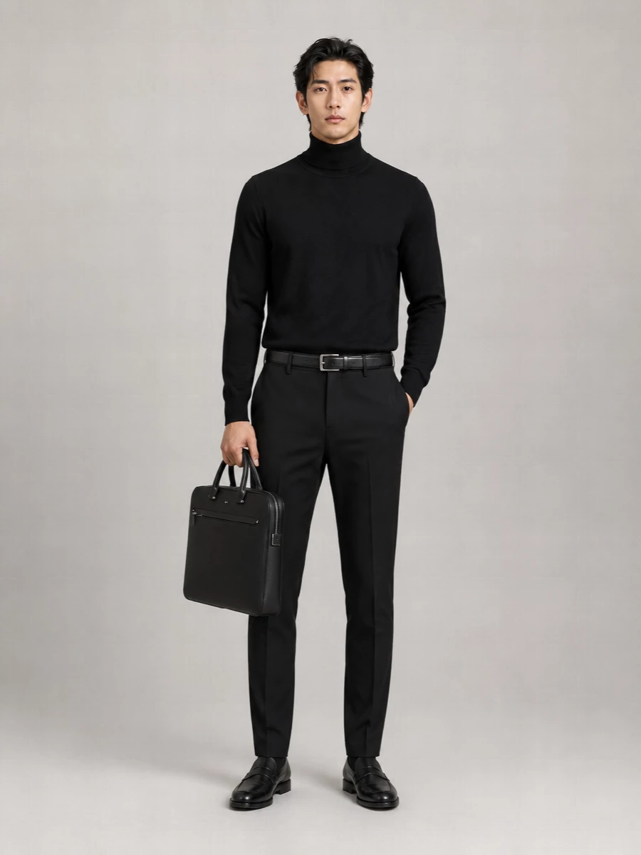 Dondup Wool Blend Tailored Trousers