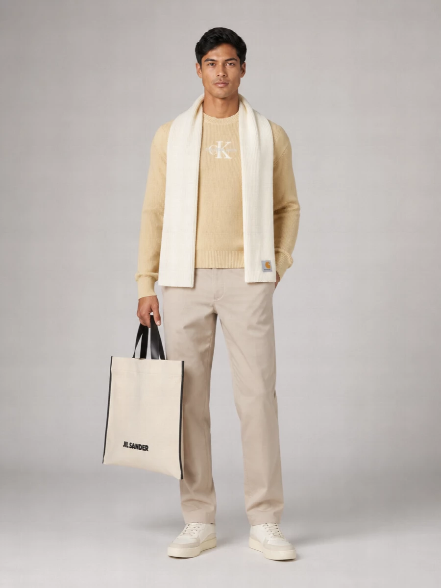 Jil Sander Canvas Tote Bag