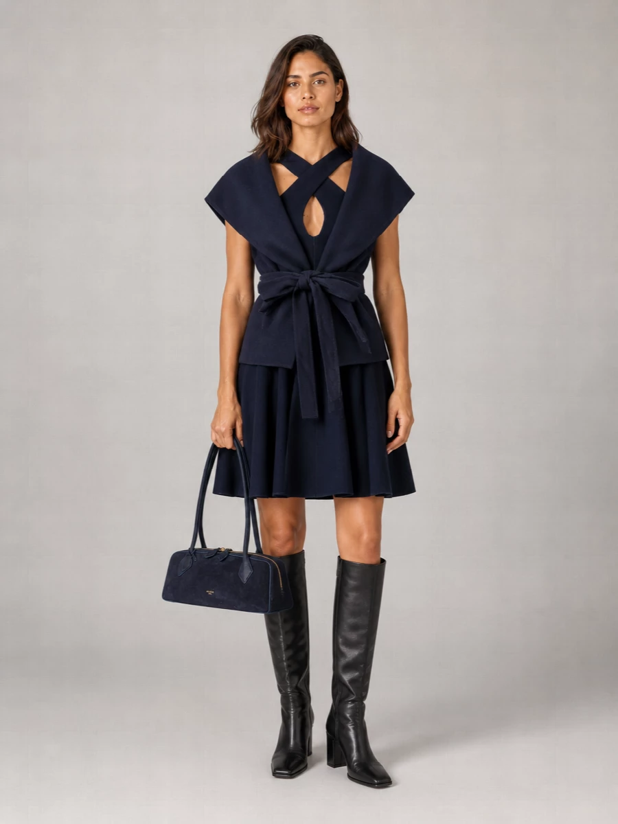Alaïa cashmere hooded vest
