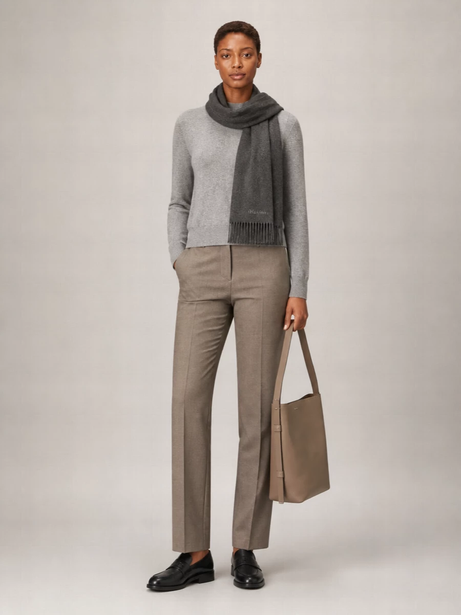 S Max Mara Cashmere Wool Ribbed Sweater