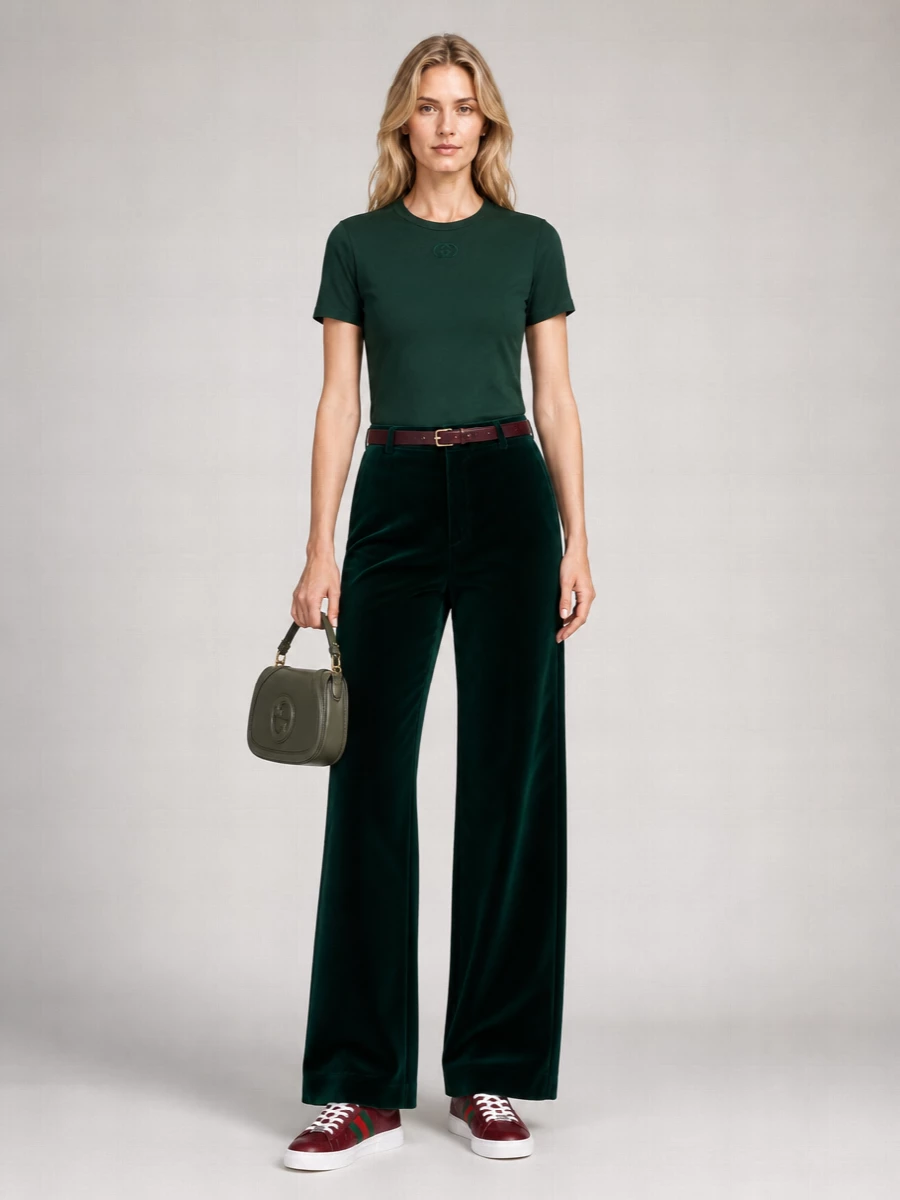 Gucci Cropped Cotton T-Shirt