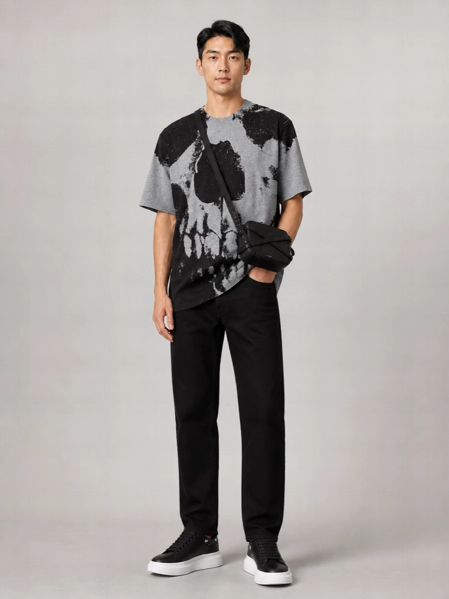 Alexander Mcqueen Leather Oversized Low-Top Sneakers