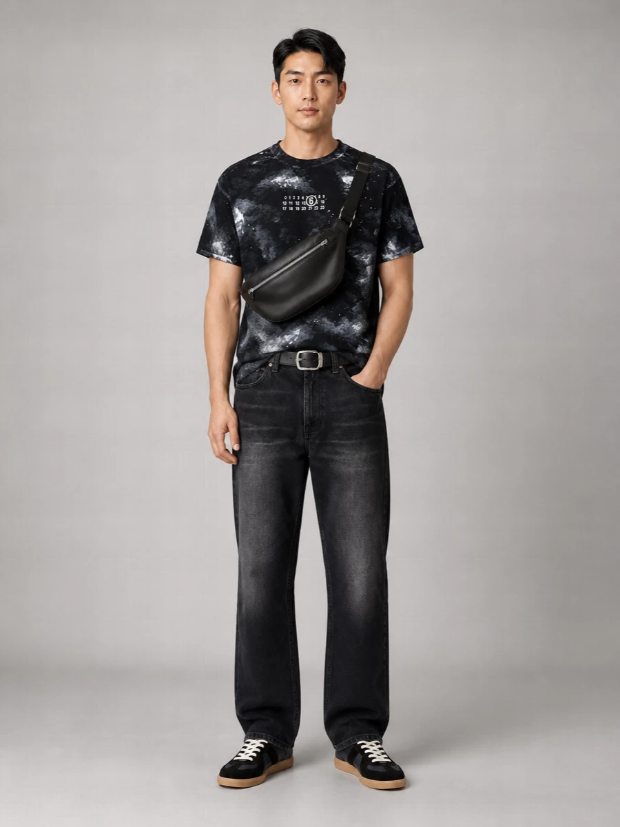 Mm6 Maison Margiela Graphic Cotton T-Shirt