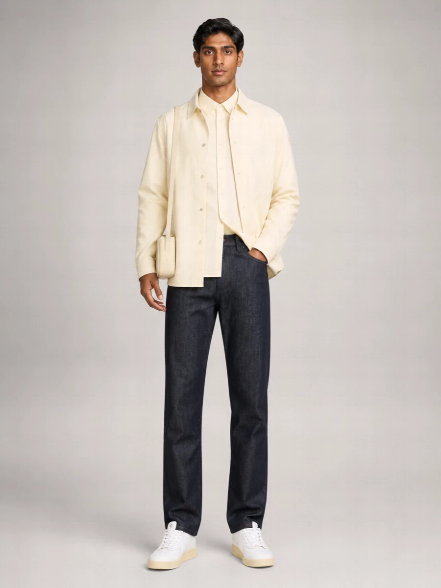 Moncler Wool Blend Shirt Jacket