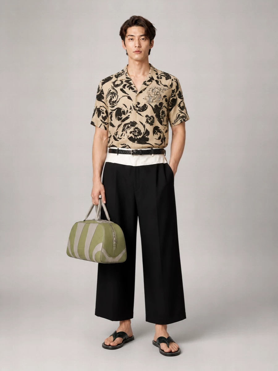 Dries Van Noten Printed Viscose Shirt