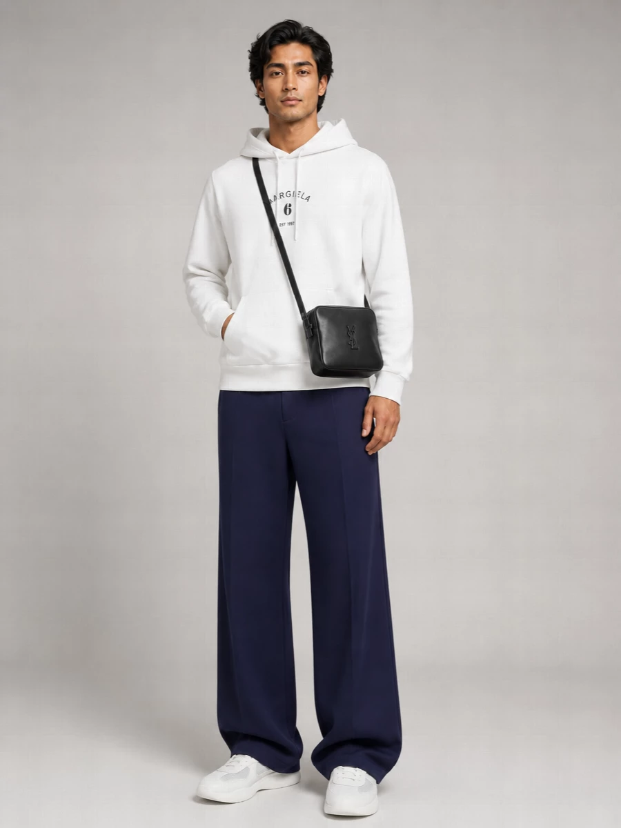 Saint Laurent Nappa Leather Shoulder Bag