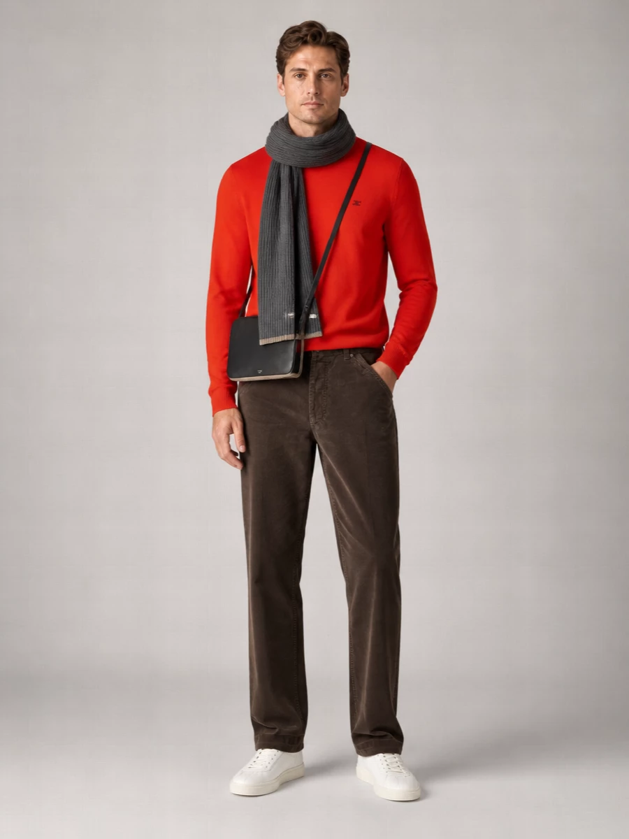Celine Wool Fleece Crewneck Sweater