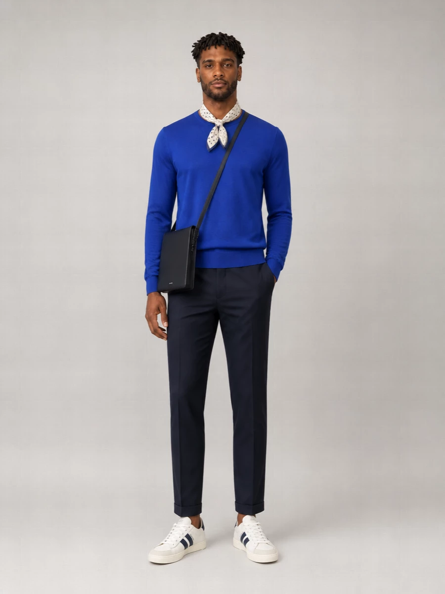 John Smedley Long-Sleeve Crewneck Jumper