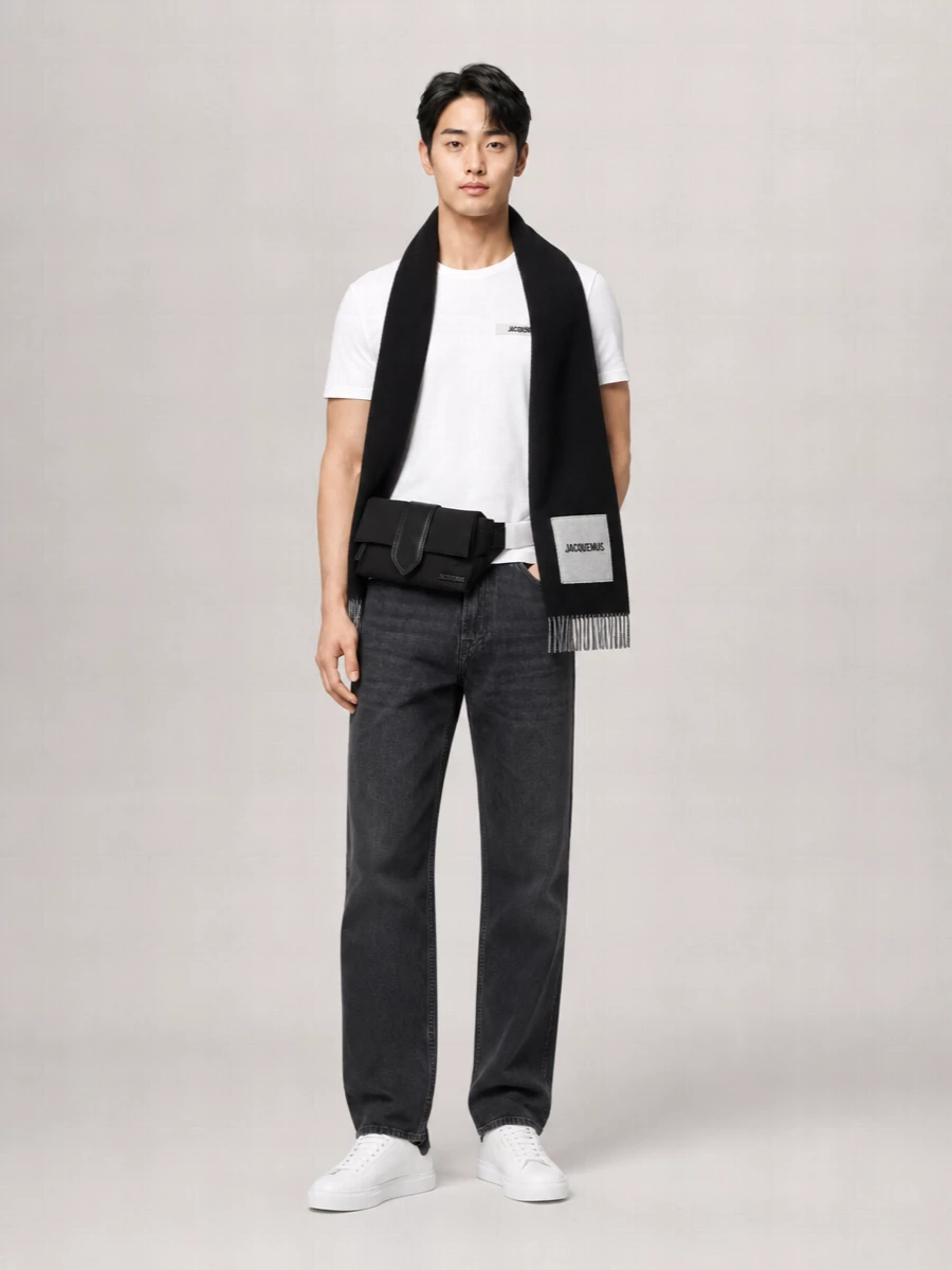 Jacquemus Le T-Shirt Gros Grain T-Shirt