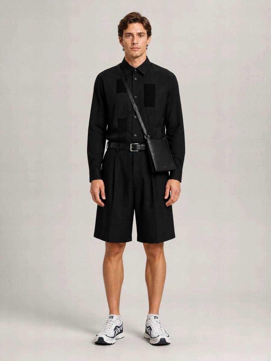 Comme Des Garçons Cotton Chino Shorts