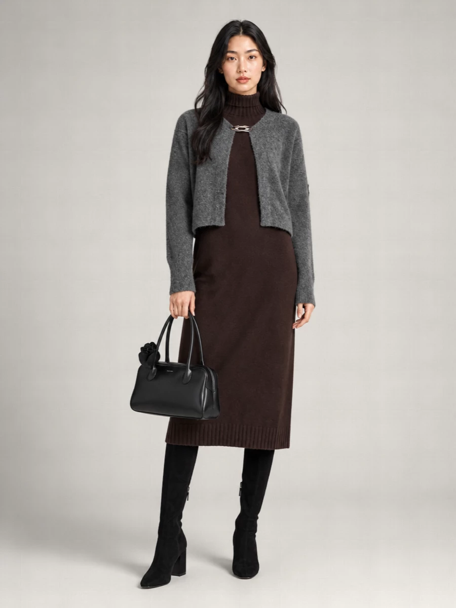 Dolce&Gabbana Suede Leather Knee-High Boots
