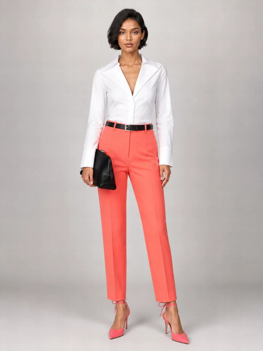 The Attico Leather Lace-Up Slingback Pumps