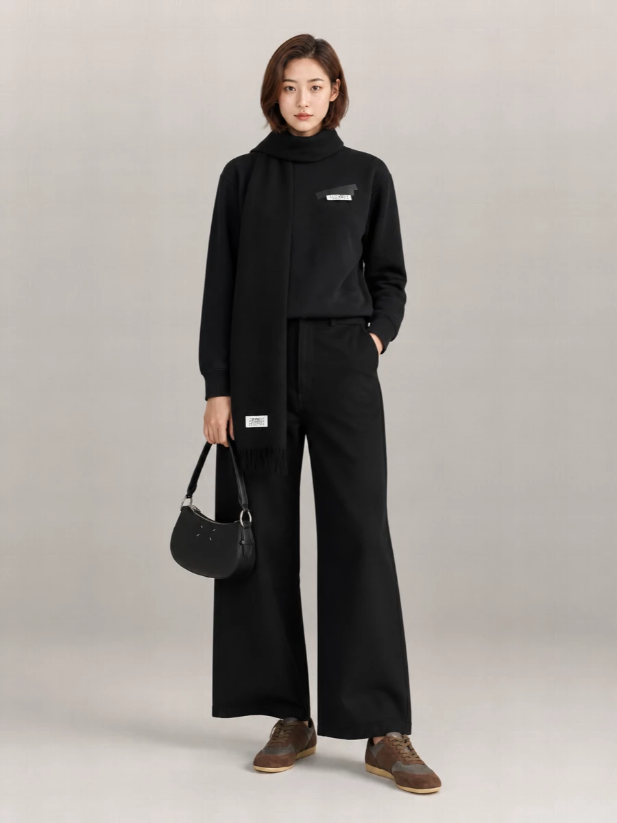Mm6 Maison Margiela Cotton Logo-Patch Sweatshirt
