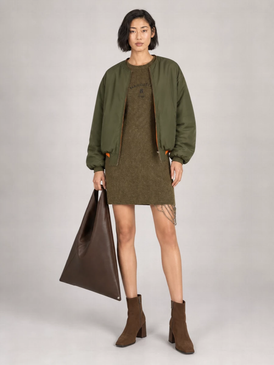 Mm6 Maison Margiela Asymmetric Hem Oversized Jacket