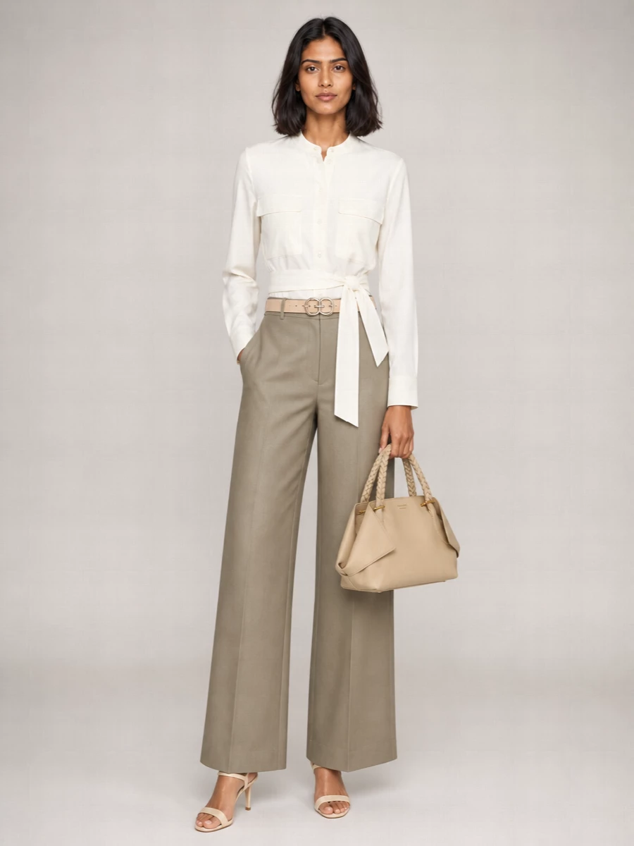 Ferragamo Belted Shirt