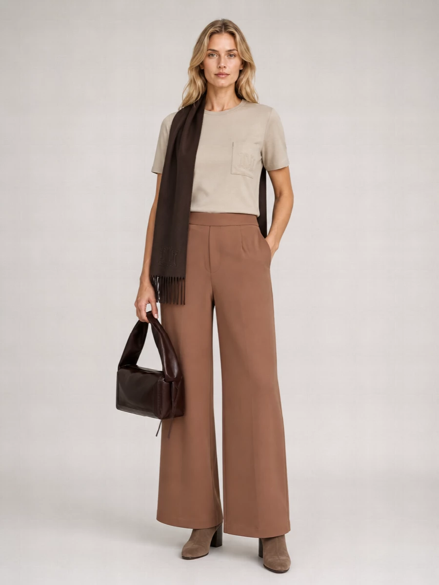 Max Mara silk crewneck t-shirt